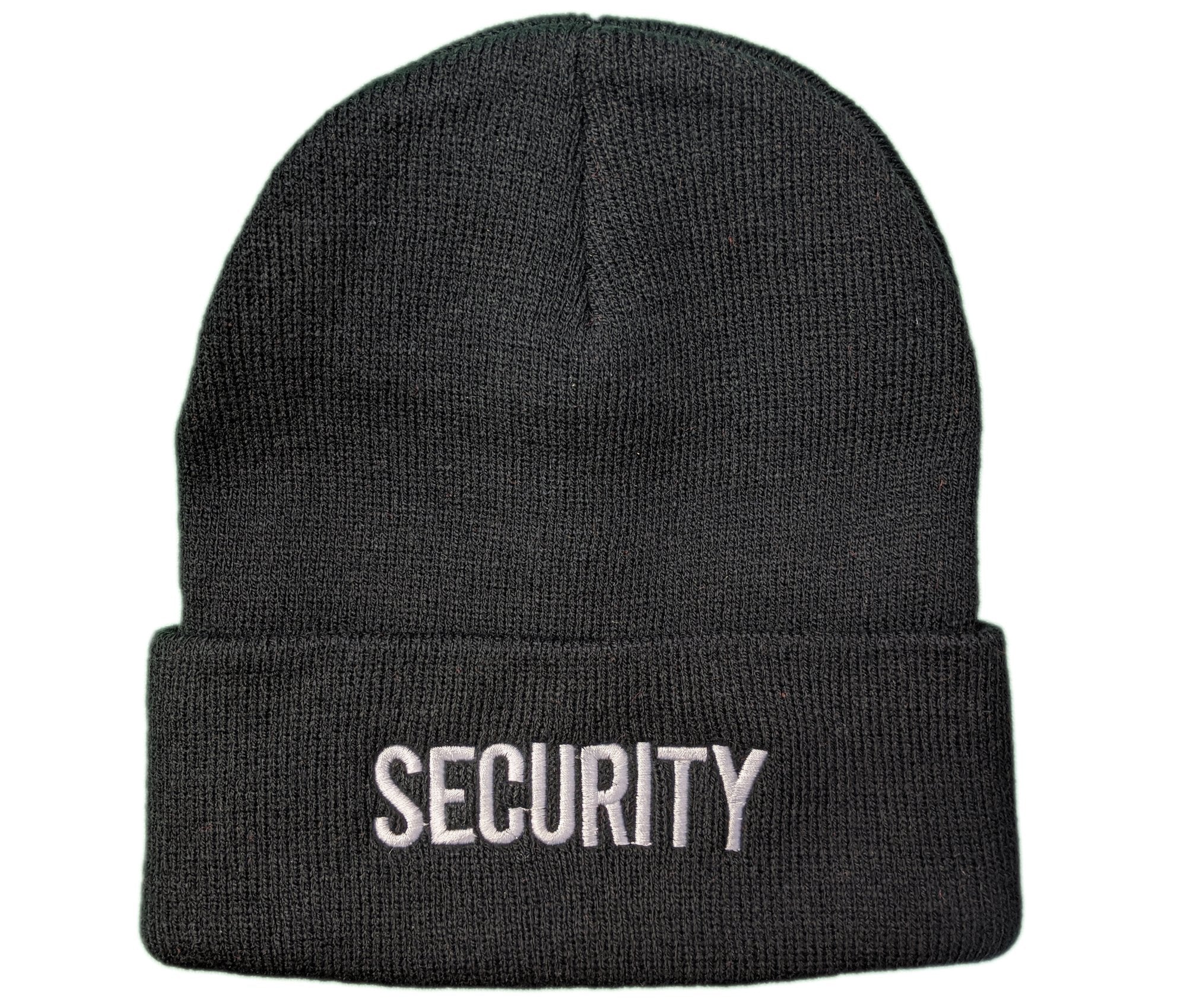 NYC Factory Men's Security Knit Cap Beanie USA Embroidered Winter Hat