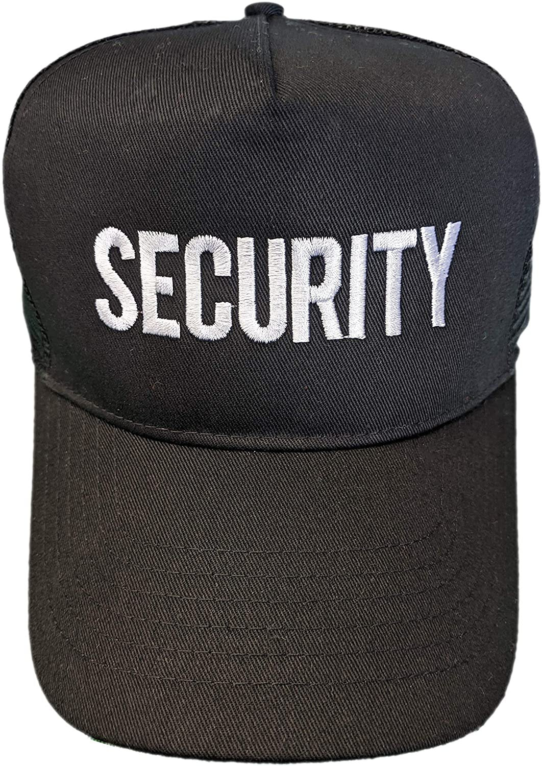 Security Baseball Trucker Hat  (Black/White)