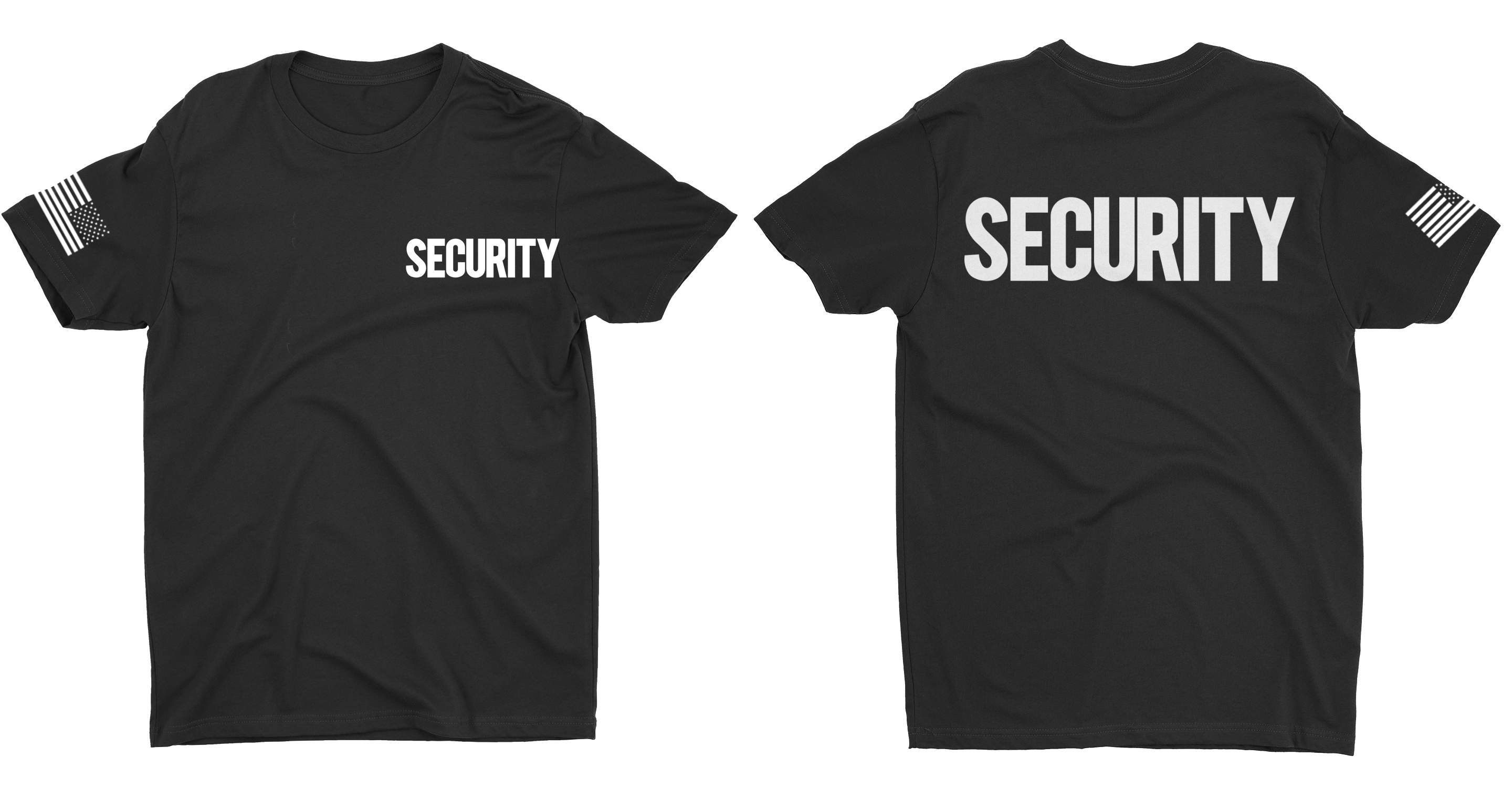 Men's Security Tees Solid Design