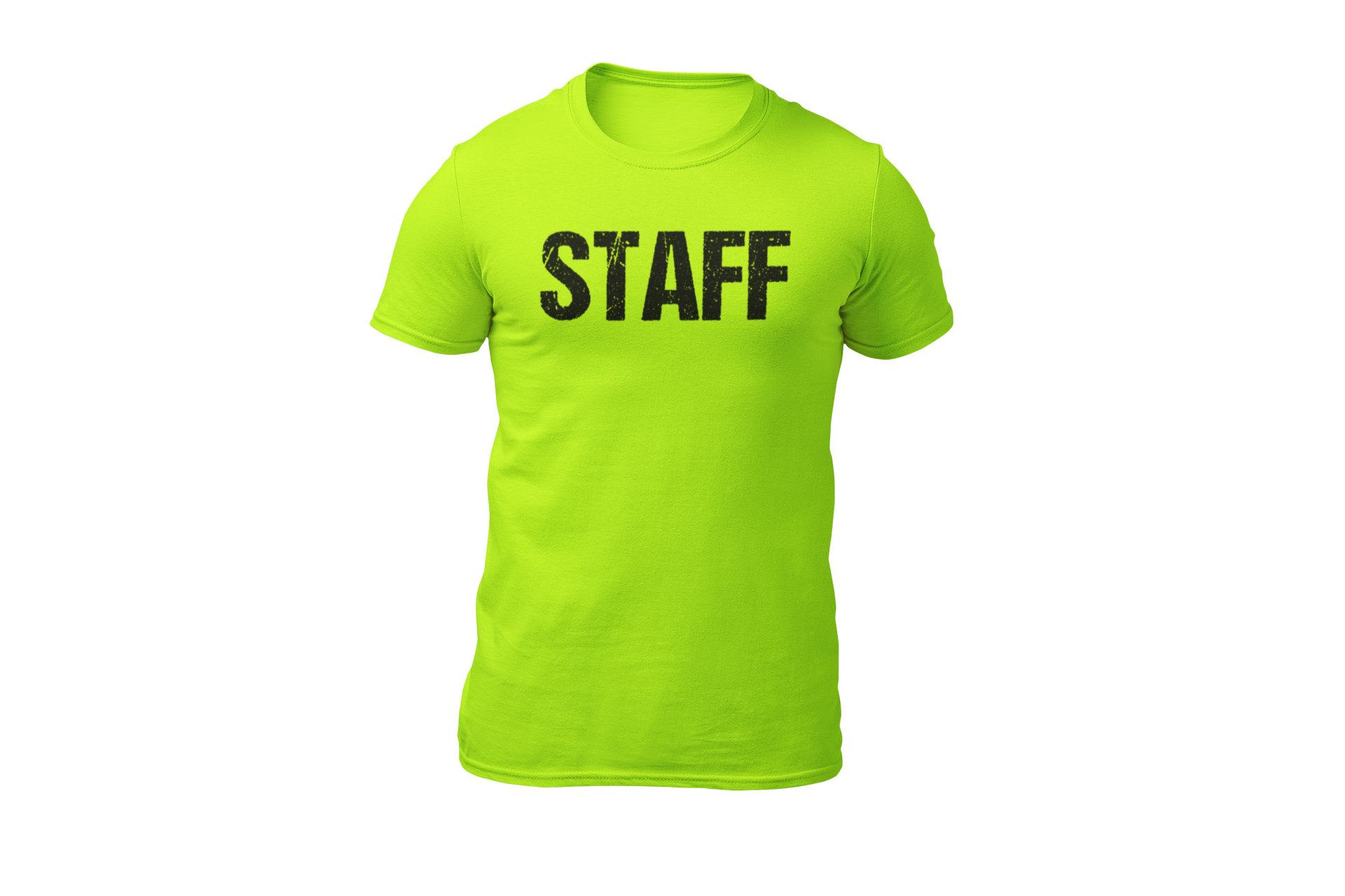STAFF Men's T-Shirts / Distressed Design