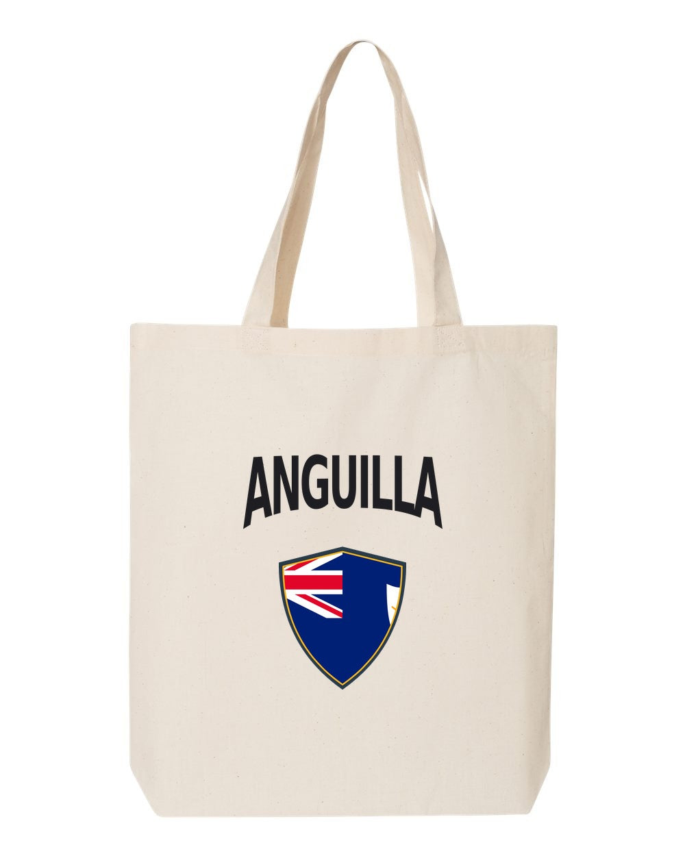 Anguilla Soccer Tote Bag — Arched National Crest | NYC Factory
