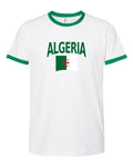 Algeria Soccer Ringer Tee 2026 — Classic Name & Flag | NYC Factory