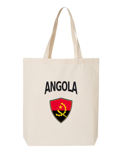 Angola Soccer Tote Bag — Arched National Crest | NYC Factory