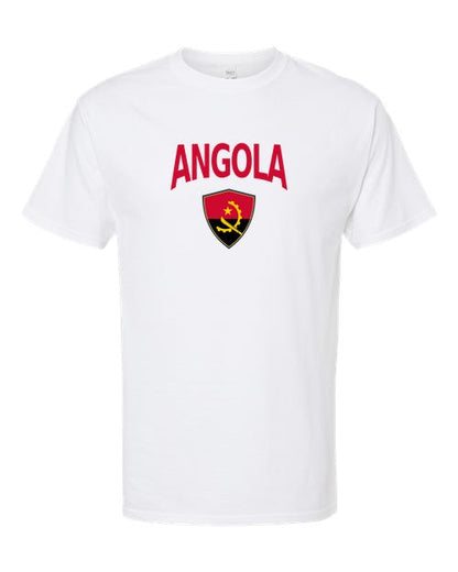 Angola Arched Crest Soccer Tee — NYC Factory