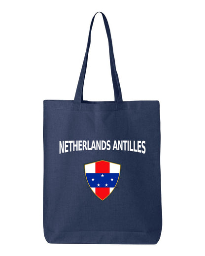 Netherlands Antilles Soccer Tote Bag — Arched National Crest | NYC Factory