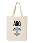 Argentina Soccer Tote Bag 2026 — National Crest Badge | NYC Factory