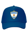 Argentina Soccer Trucker Cap 2026 — Retro National Crest | NYC Factory