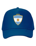 Argentina Soccer Trucker Cap 2026 — Retro National Crest | NYC Factory