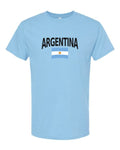 Argentina Soccer Tee 2026 — Classic Name & Flag | NYC Factory