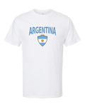 Argentina 2026 Soccer Arched Crest Plain Tee -- NYC Factory
