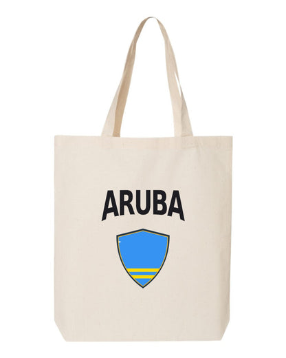 Aruba Soccer Tote Bag — Arched National Crest | NYC Factory