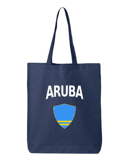 Aruba Soccer Tote Bag — Arched National Crest | NYC Factory