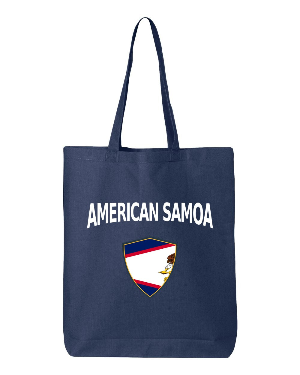 American Samoa Soccer Tote Bag — Arched National Crest | NYC Factory