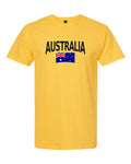 Australia Soccer Tee 2026 — Classic Name & Flag | NYC Factory
