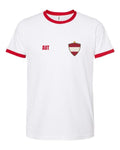 Austria Soccer Ringer Tee 2026 — Retro National Crest | NYC Factory