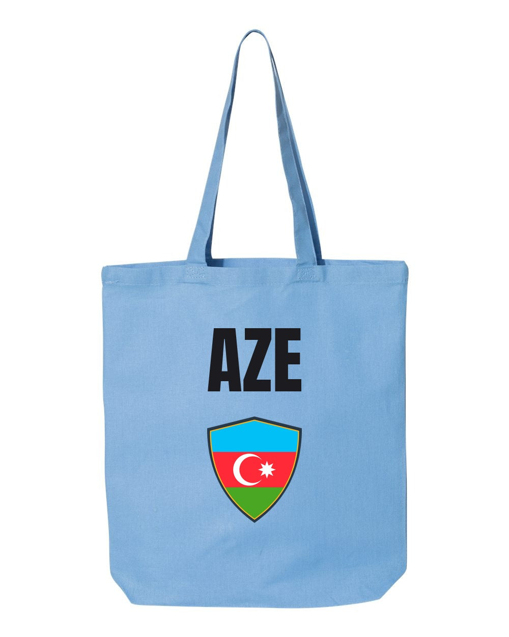 Azerbaijan Soccer Tote Bag — National Crest Badge | NYC Factory