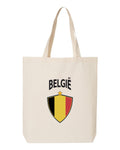 Belgium Soccer Tote Bag 2026 — Arched National Crest | NYC Factory