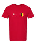 Belgium Soccer Tee 2026 — Retro National Crest | NYC Factory