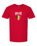 Belgium 2026 Soccer Arched Crest Plain Tee -- NYC Factory