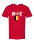 Belgium Soccer Tee 2026 — Classic Name & Flag | NYC Factory