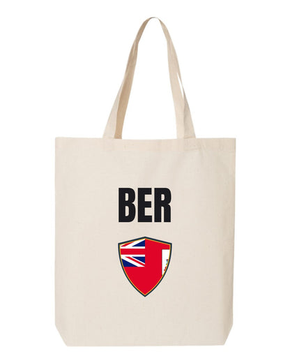 Bermuda Soccer Tote Bag — National Crest Badge | NYC Factory
