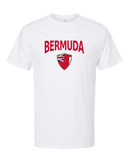 Bermuda Arched Crest Soccer Tee — NYC Factory
