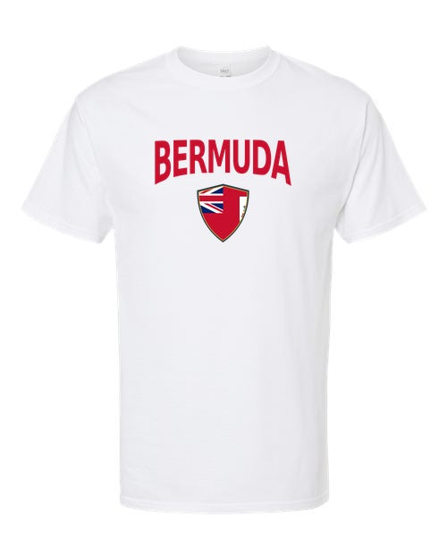 Bermuda Arched Crest Soccer Tee — NYC Factory