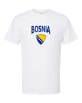 Bosnia and Herzegovina 2026 Soccer Arched Crest Plain Tee -- NYC Factory