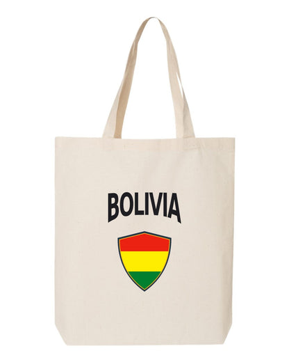 Bolivia Soccer Tote Bag — Arched National Crest | NYC Factory