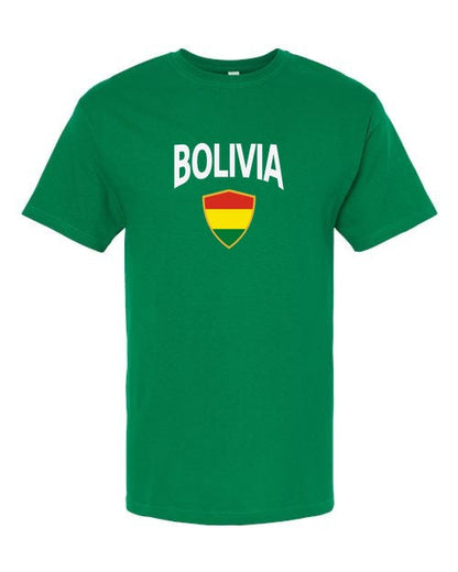 Bolivia Arched Crest Soccer Tee — NYC Factory
