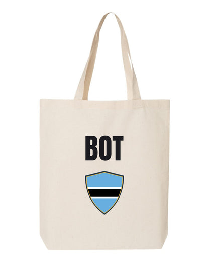 Botswana Soccer Tote Bag — National Crest Badge | NYC Factory