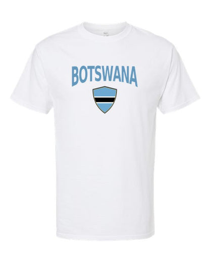 Botswana Arched Crest Soccer Tee — NYC Factory