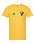 Brazil Soccer Tee 2026 — Retro National Crest | NYC Factory