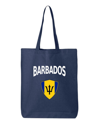 Barbados Soccer Tote Bag — Arched National Crest | NYC Factory