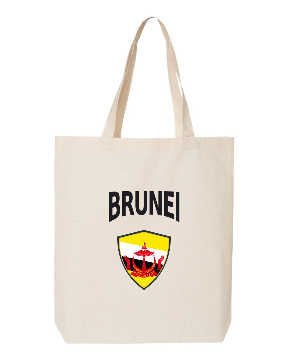 Brunei Soccer Tote Bag — Arched National Crest | NYC Factory
