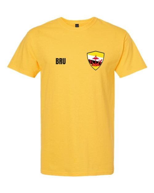 Brunei Soccer Tee — Retro National Crest | NYC Factory