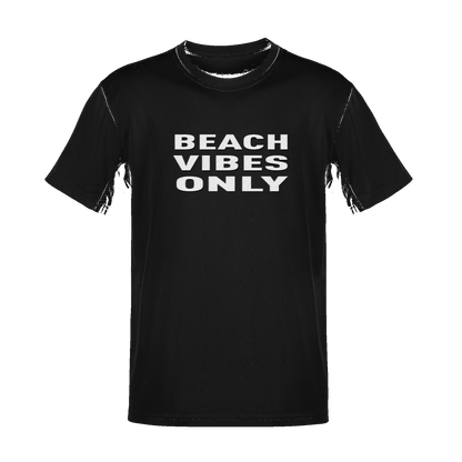 Unisex Beach Vibes Only Soft Cotton Tee - NYC Factory