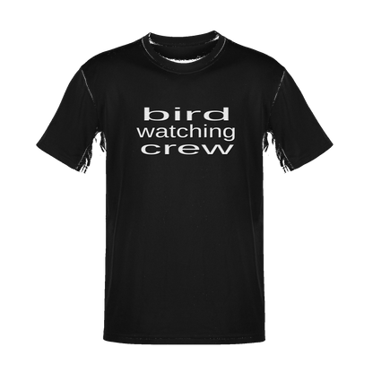 Unisex Bird Watching Crew Soft Cotton Tee