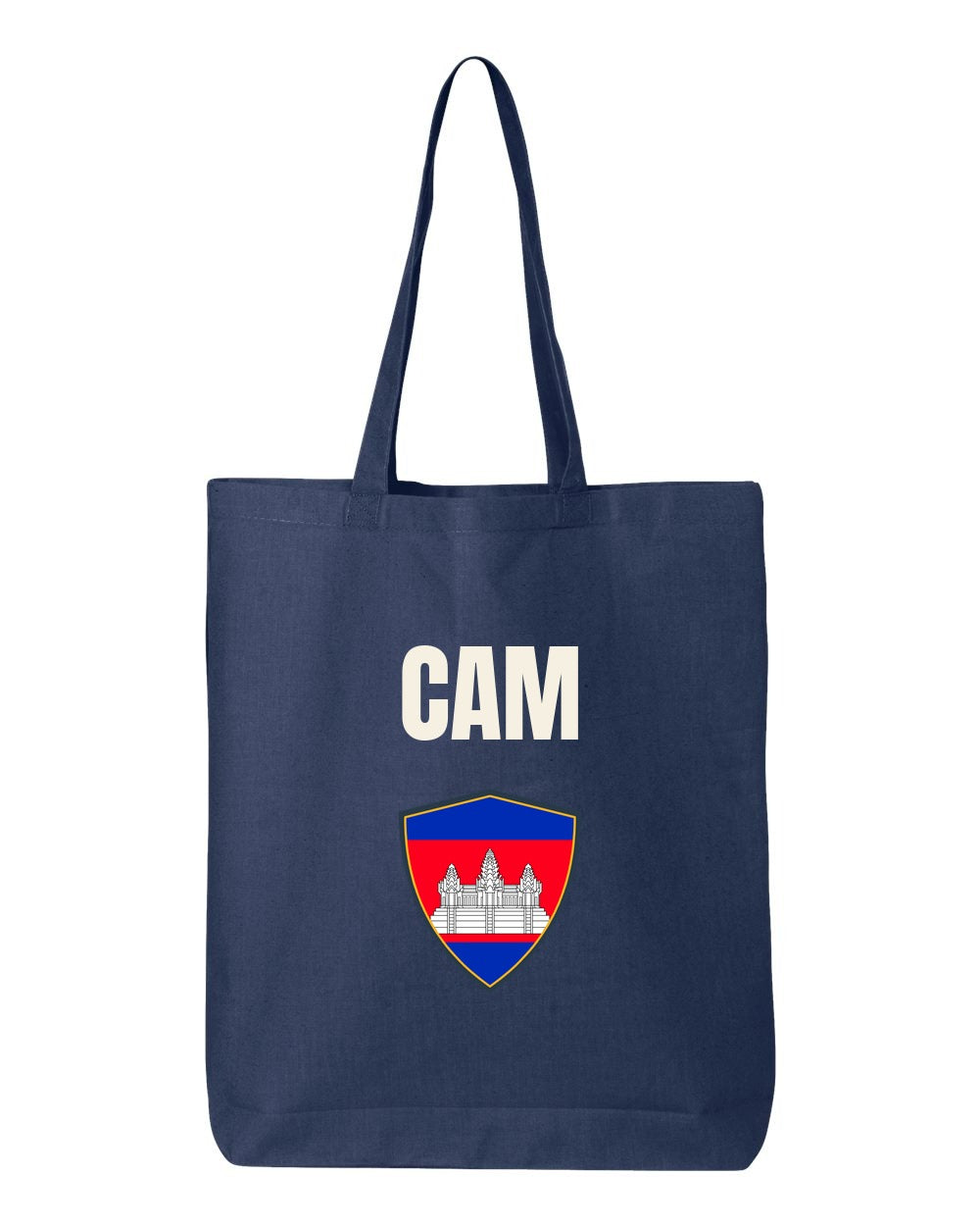 Cambodia Soccer Tote Bag — National Crest Badge | NYC Factory