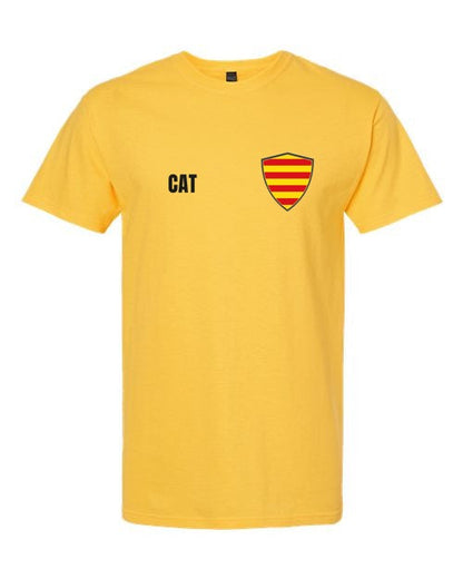 Catalonia Soccer Tee — Retro National Crest | NYC Factory