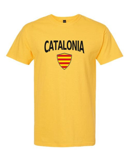 Catalonia Arched Crest Soccer Tee — NYC Factory