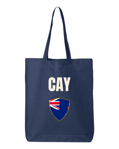 Cayman Islands Soccer Tote Bag — National Crest Badge | NYC Factory