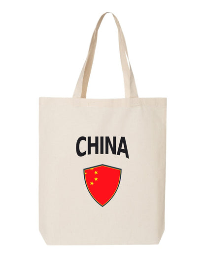 China Soccer Tote Bag — Arched National Crest | NYC Factory