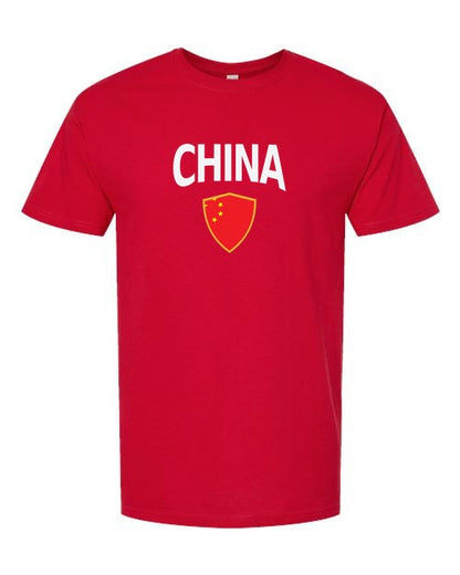 China Arched Crest Soccer Tee — NYC Factory
