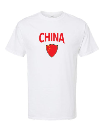 China Arched Crest Soccer Tee — NYC Factory