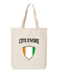 Ivory Coast Soccer Tote Bag 2026 — Arched National Crest | NYC Factory