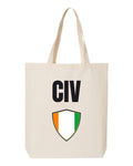 Ivory Coast Soccer Tote Bag 2026 — National Crest Badge | NYC Factory
