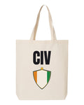 Ivory Coast Soccer Tote Bag 2026 — National Crest Badge | NYC Factory