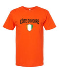 Ivory Coast 2026 Soccer Arched Crest Plain Tee -- NYC Factory