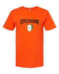 Ivory Coast 2026 Soccer Arched Crest Plain Tee -- NYC Factory